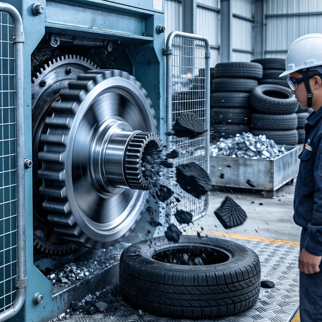 废旧轮胎再生处理变黑色黄金第一张图