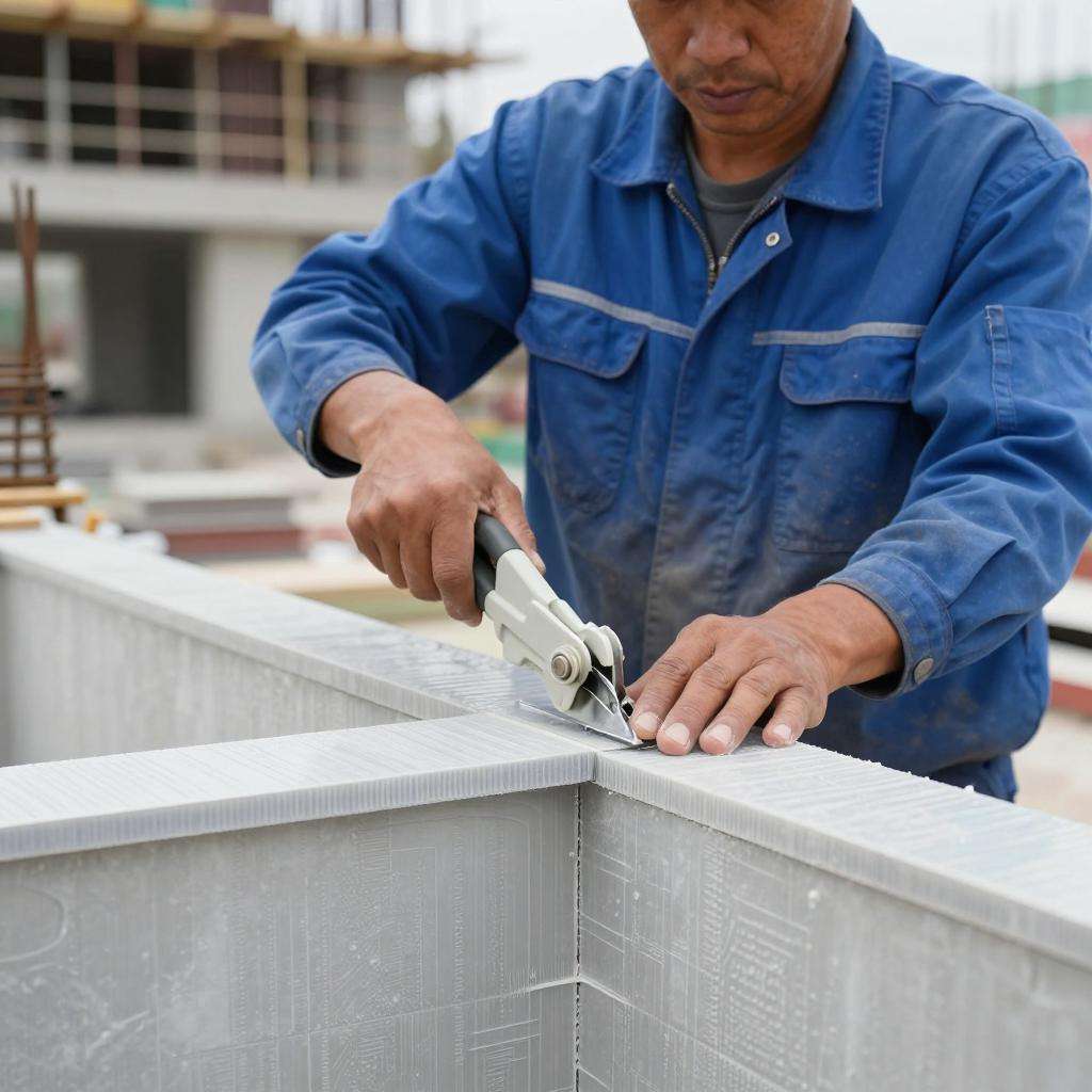 塑料垃圾的再生建筑模板 塑料垃圾的再生建筑模板第一张图