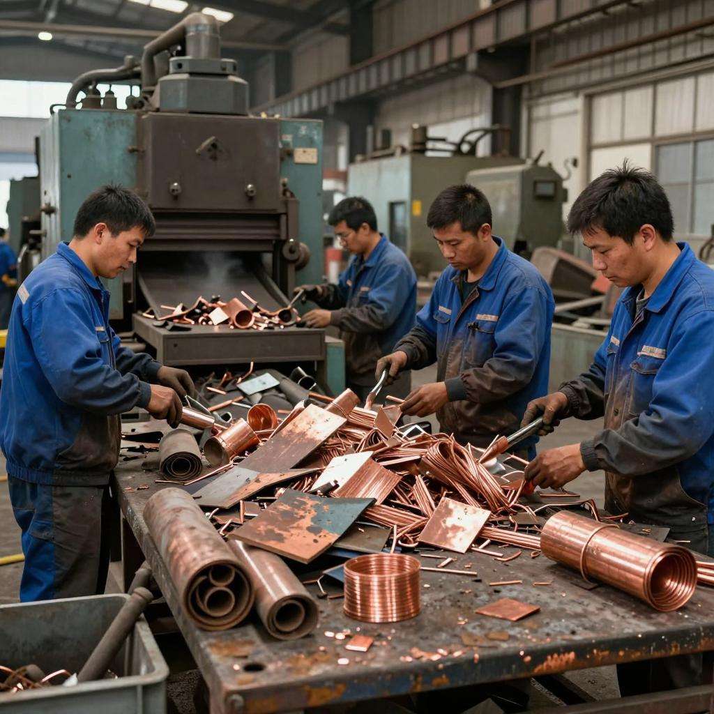 废铜回收利用的工艺介绍第一张图