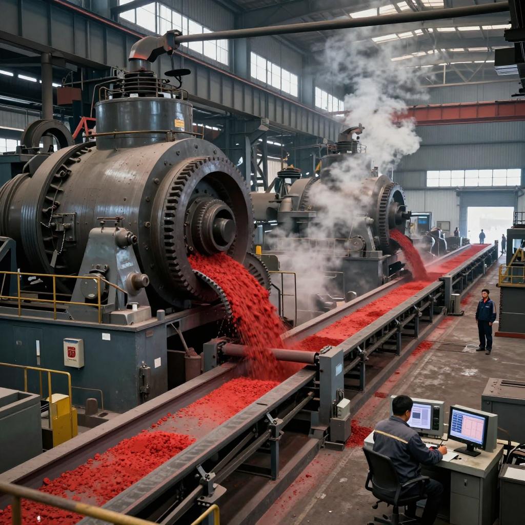 邯钢红泥造球新技术填补国内空白第一张图