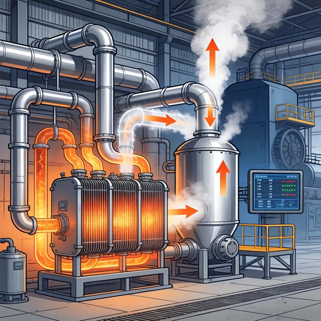 高炉渣显热利用与一步蒸气法渣处理工艺 高炉渣显热利用与一步蒸气法渣处理工艺第二张图