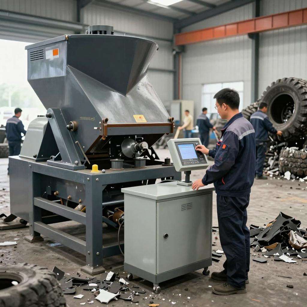 国产智能化废轮胎粉碎装备获突破 国产智能化废轮胎粉碎装备获突破第一张图