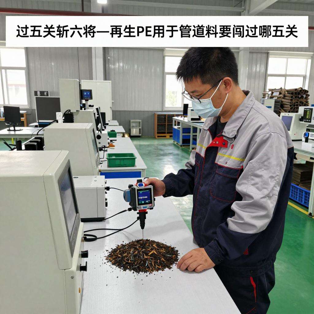 过五关斩六将—再生PE用于管道料要闯过哪五关？第一张图