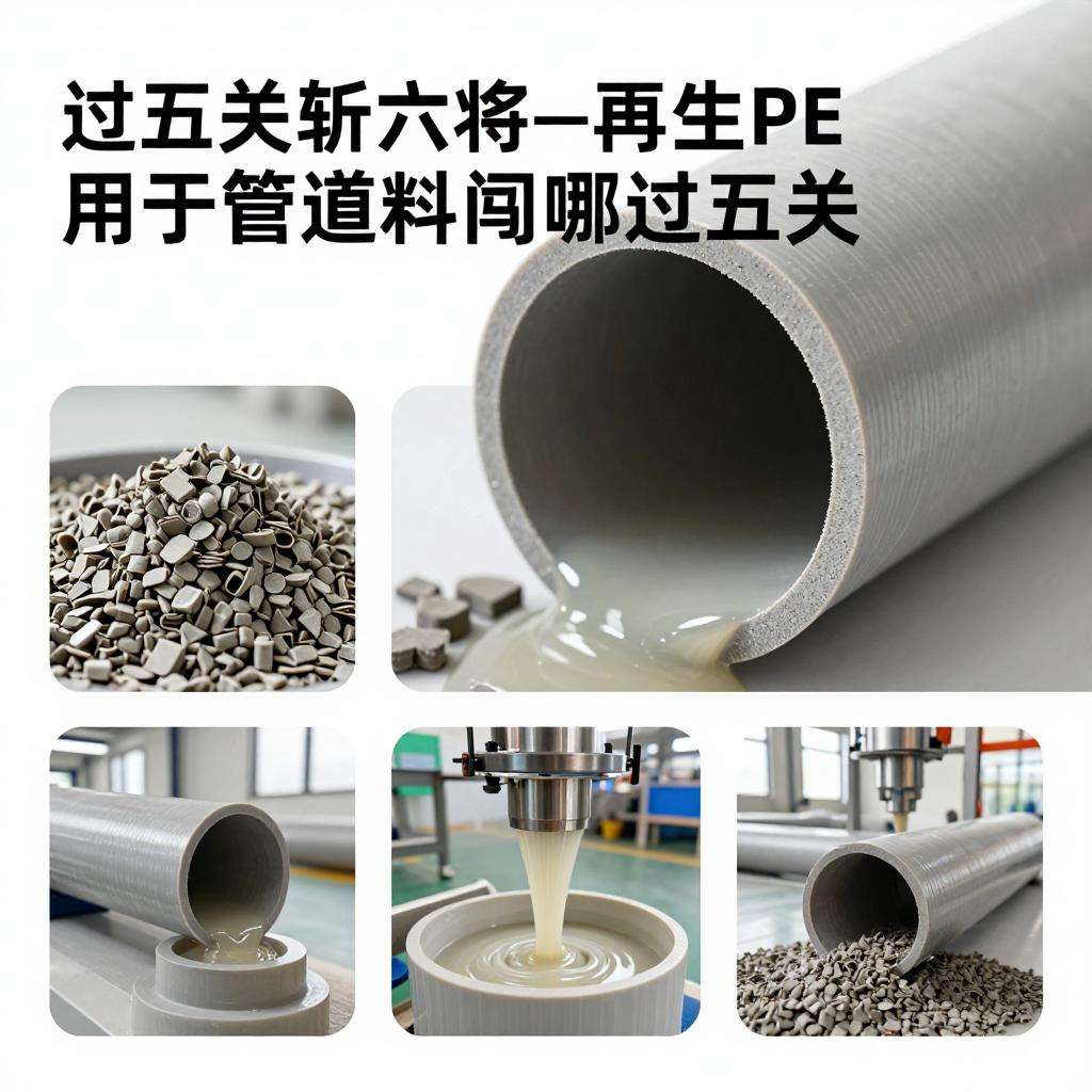 过五关斩六将—再生PE用于管道料要闯过哪五关？第二张图