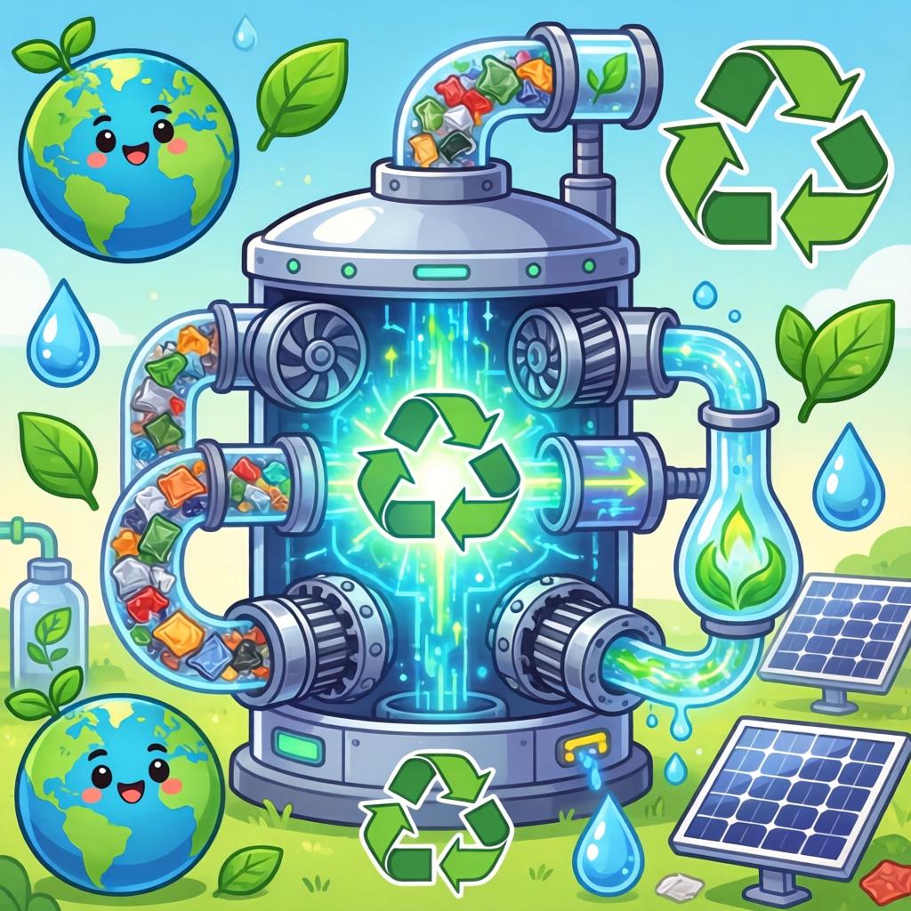 一种新化学工艺，可将全球四分之一的废塑料变成清洁能源(图1)