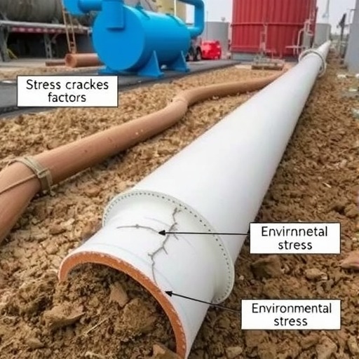 什么原因会造成HDPE管材应力破损现(图1)