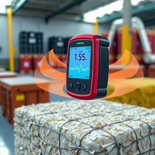 非接触式微波水分仪MS-590在测废纸包的应用(图2)