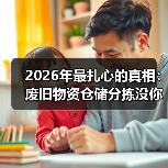2026年最扎心的真相:废旧物资仓储分拣没你想的那么简单(图1) 2026年最扎心的真相:废旧物资仓储分拣没你想的那么简单(图1)