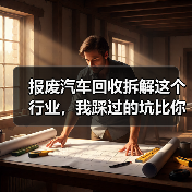报废汽车回收拆解这个行业，我踩过的坑比你想的要多（图1）