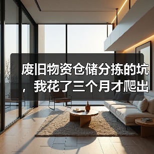 废旧物资仓储分拣的坑，我花了三个月才爬出来（图3）