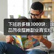 下班后多赚3000块：废品回收摆摊副业真实经历（图4）