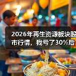 2026年再生资源板块股市行情，我亏了30%后想明白几件事（图4）