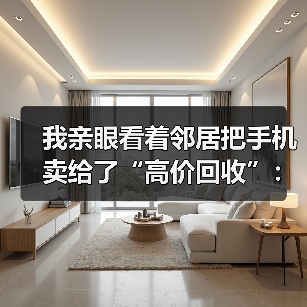 我亲眼看着邻居把手机卖给了“高价回收”：非法回收打击整治到底难在哪？（图1）