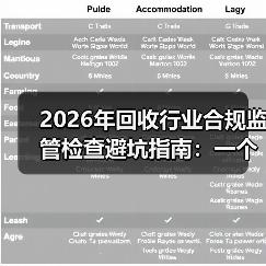 2026年回收行业合规监管检查避坑指南:一个老板的3次翻车实录(图1) 2026年回收行业合规监管检查避坑指南:一个老板的3次翻车实录(图1)