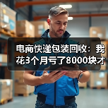 电商快递包装回收:我花3个月亏了8000块才搞明白的事(图2) 电商快递包装回收:我花3个月亏了8000块才搞明白的事(图2)