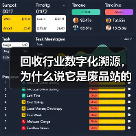 回收行业数字化溯源,为什么说它是废品站的救命稻草?(图3) 回收行业数字化溯源,为什么说它是废品站的救命稻草?(图3)