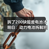 拆了200块报废电池才明白:动力电池拆解回收技术的水有多深(图2) 拆了200块报废电池才明白:动力电池拆解回收技术的水有多深(图2)