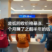 废纸回收价格暴涨，一个月赚了之前半年的钱（图3）