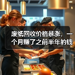 废纸回收价格暴涨，一个月赚了之前半年的钱（图1）