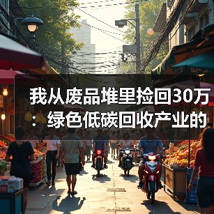 我从废品堆里捡回30万:绿色低碳回收产业的隐秘机会(图2) 我从废品堆里捡回30万:绿色低碳回收产业的隐秘机会(图2)