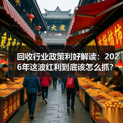 回收行业政策利好解读:2026年这波红利到底该怎么抓?(图2) 回收行业政策利好解读:2026年这波红利到底该怎么抓?(图2)