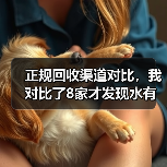 正规回收渠道对比，我对比了8家才发现水有多深（图1）