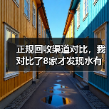 正规回收渠道对比，我对比了8家才发现水有多深（图4）