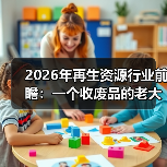 2026年再生资源行业前瞻:一个收废品的老大哥跟我说了句大实话(图4) 2026年再生资源行业前瞻:一个收废品的老大哥跟我说了句大实话(图4)