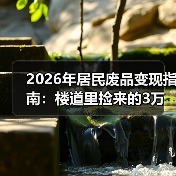 2026年居民废品变现指南:楼道里捡来的3万块,比加班实在(图2) 2026年居民废品变现指南:楼道里捡来的3万块,比加班实在(图2)