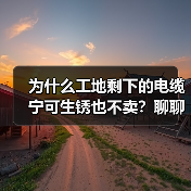 为什么工地剩下的电缆宁可生锈也不卖?聊聊废旧电缆电线回收(图1) 为什么工地剩下的电缆宁可生锈也不卖?聊聊废旧电缆电线回收(图1)