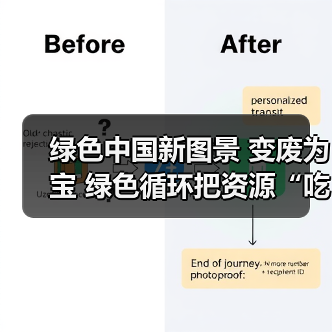 绿色中国新图景 变废为宝 绿色循环把资源“吃干榨净”（图2）