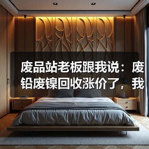 废品站老板跟我说：废铅废镍回收涨价了，我愣是没反应过来（图2）