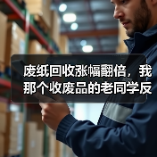 废纸回收涨幅翻倍,我那个收废品的老同学反而开始焦虑了(图2) 废纸回收涨幅翻倍,我那个收废品的老同学反而开始焦虑了(图2)