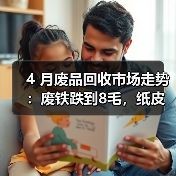 4 月废品回收市场走势：废铁跌到8毛，纸皮却涨疯了？（图4）