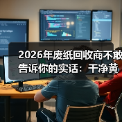 2026年废纸回收商不敢告诉你的实话：干净黄板纸回收行情（图2）