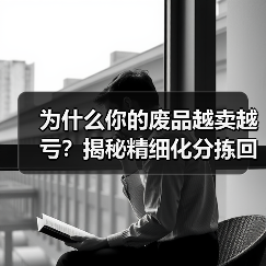 为什么你的废品越卖越亏?揭秘精细化分拣回收体系(图2) 为什么你的废品越卖越亏?揭秘精细化分拣回收体系(图2)