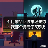 4 月废品回收市场走势：我那个月亏了3万块才看懂的事（图4）