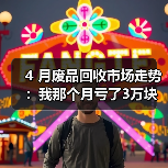 4 月废品回收市场走势：我那个月亏了3万块才看懂的事（图2）