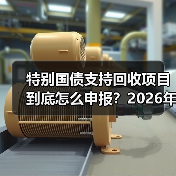 特别国债支持回收项目到底怎么申报?2026年实操复盘(图2) 特别国债支持回收项目到底怎么申报?2026年实操复盘(图2)