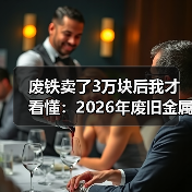 废铁卖了3万块后我才看懂：2026年废旧金属回收行情（图3）