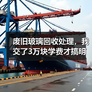 废旧玻璃回收处理，我交了3万块学费才搞明白的门道（图2）