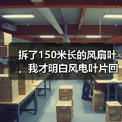 拆了150米长的风扇叶，我才明白风电叶片回收利用有多难（图3）
