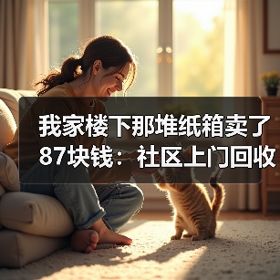 我家楼下那堆纸箱卖了87块钱：社区上门回收服务到底值不值？（图4）