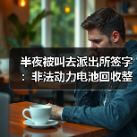 半夜被叫去派出所签字：非法动力电池回收整治背后这些坑你必须知道（图2）