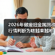 2026年做废旧金属回收行情判断为啥越来越难了（图1）
