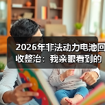 2026年非法动力电池回收整治：我亲眼看到的黑色产业链（图3）