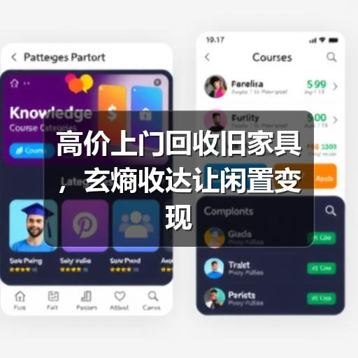 高价上门回收旧家具,玄熵收达让闲置变现更省心(图1) 高价上门回收旧家具,玄熵收达让闲置变现更省心