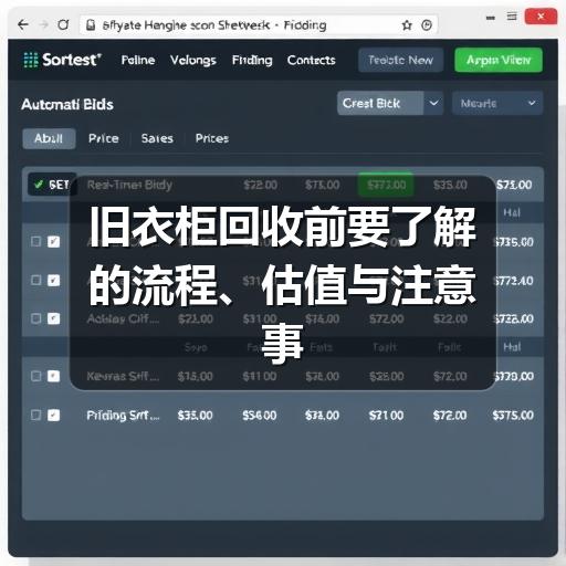 旧衣柜回收前要了解的流程、估值与注意事项